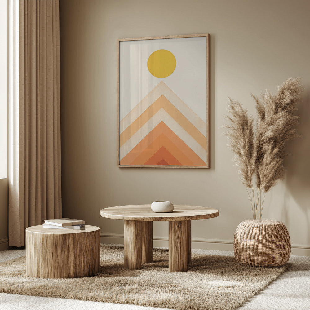Bergslandskap nr 4 | Poster