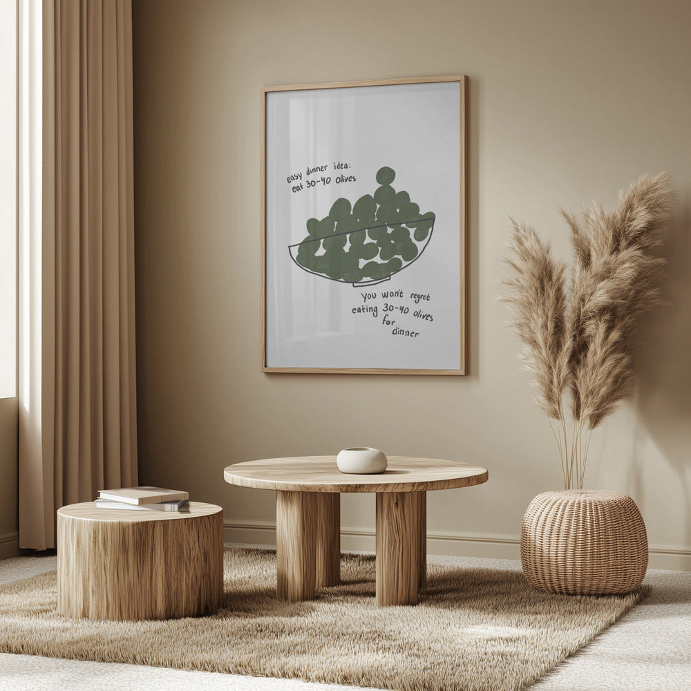 Oliven-Dinner-Delikat | Poster