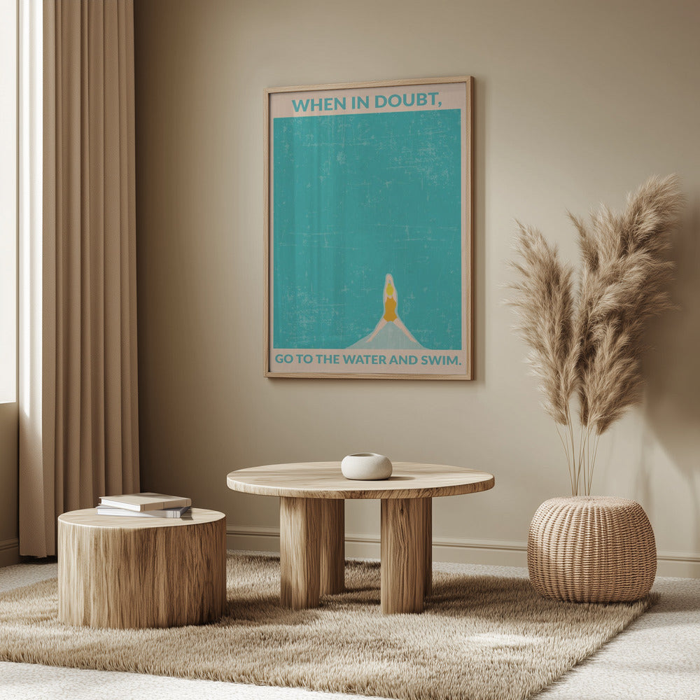 Öppet vatten (blond) | Poster