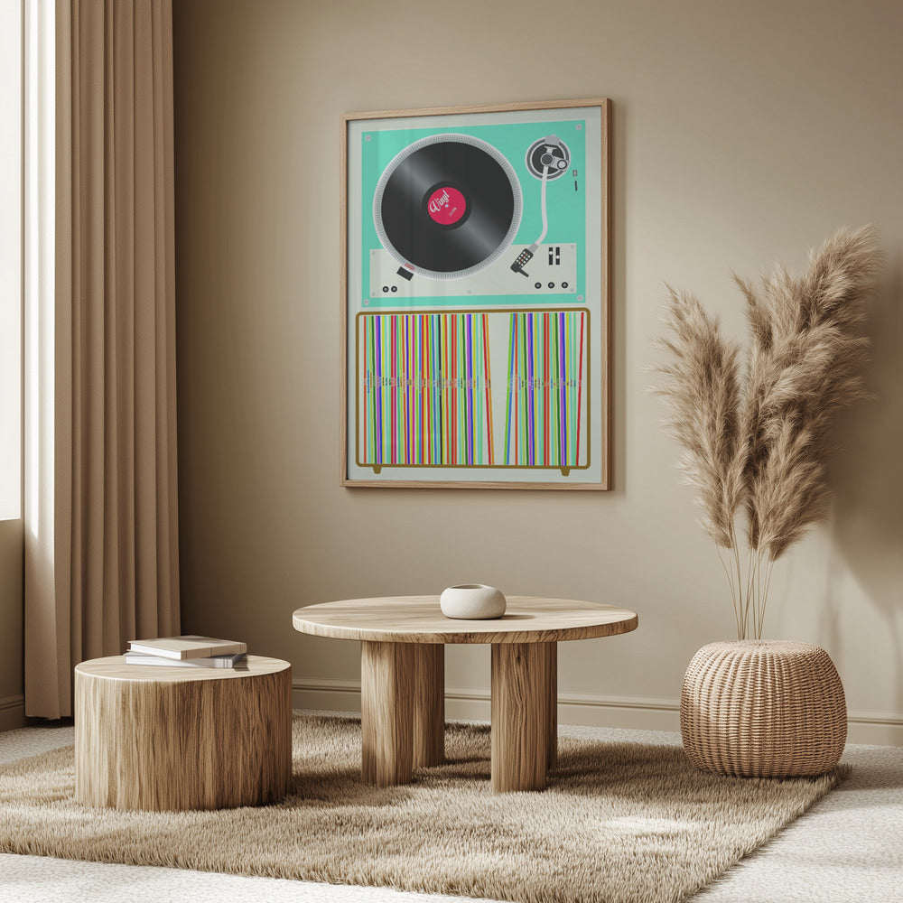 Pila de vinilo | Posters - Impresiones de Arte