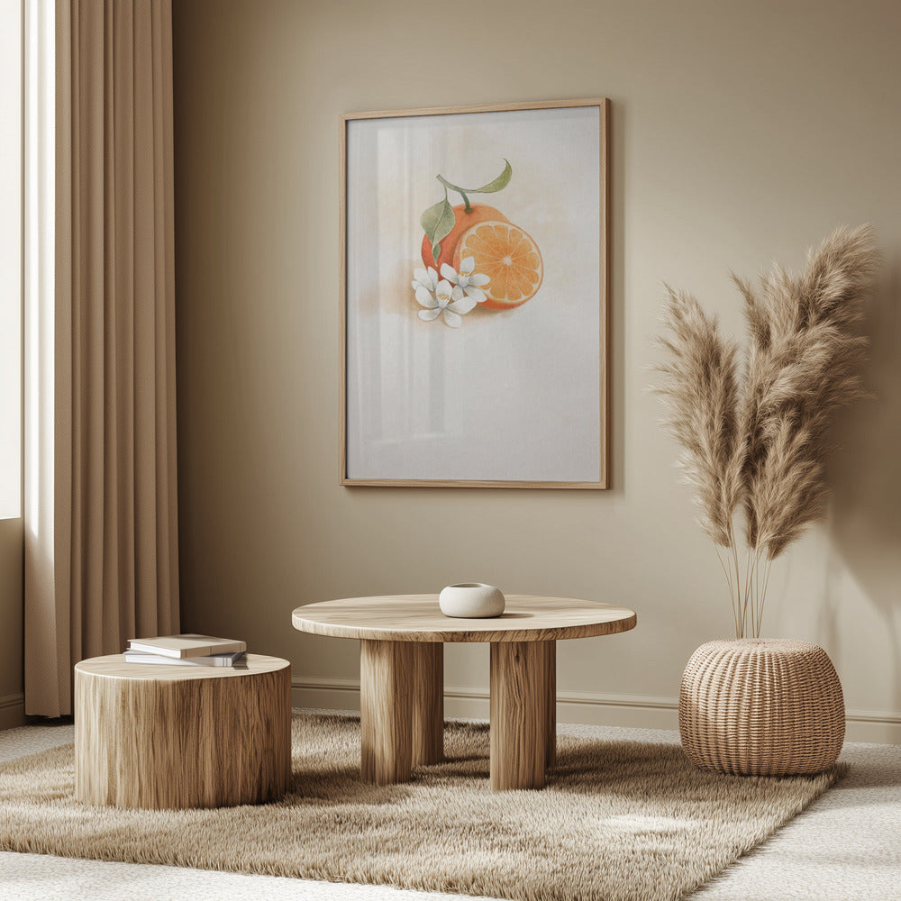 Saftige Orange | Poster - Kunstdruck