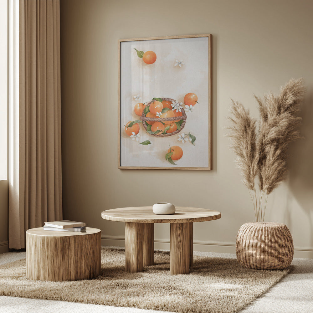 Saftige Orange | Poster - Kunstdruck