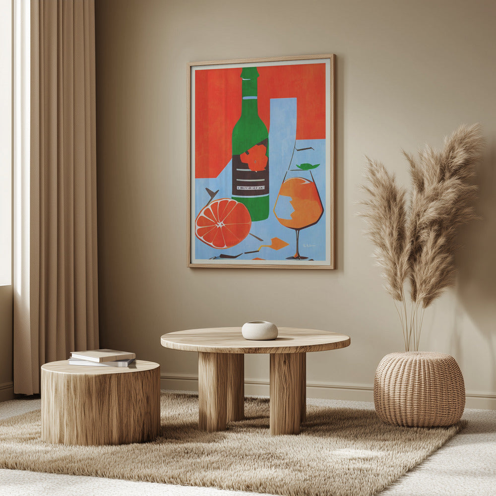 Solig picknick i parken | Poster