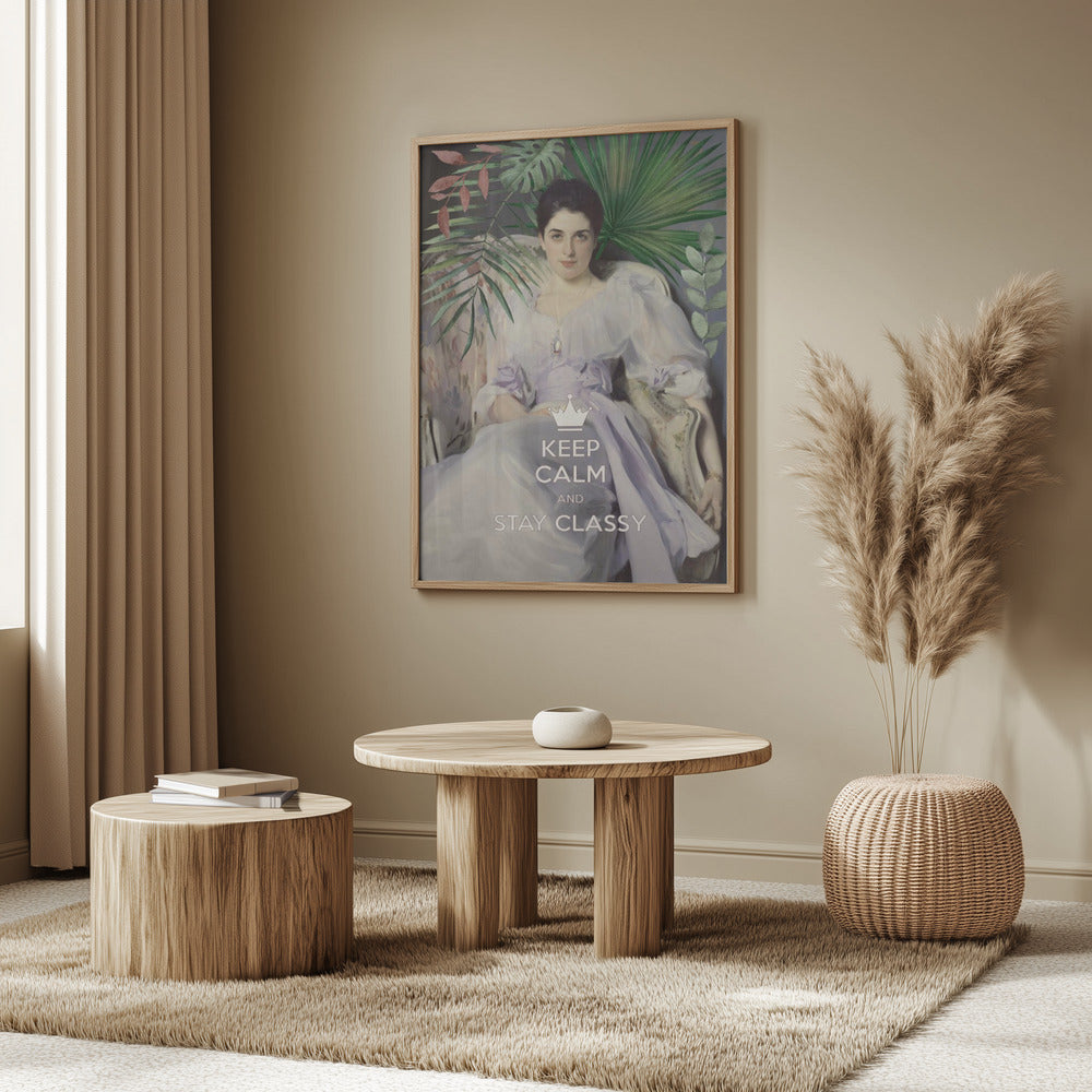 Keep Calm and Stay Classy, Lady Agnew | Poster
