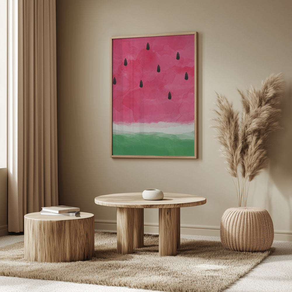 Watermelon Abstract A0 | Poster