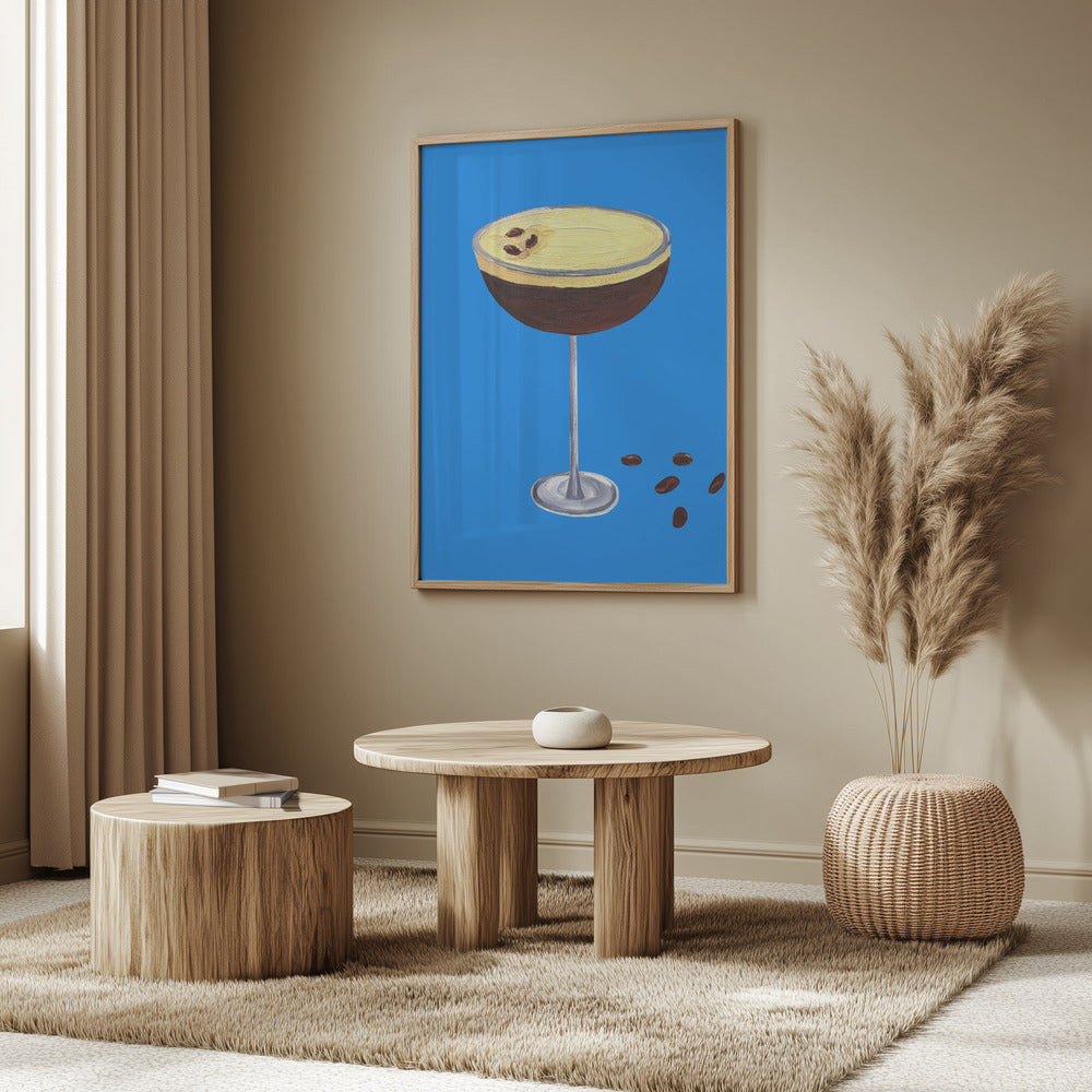 Espresso Martini Blå | Poster