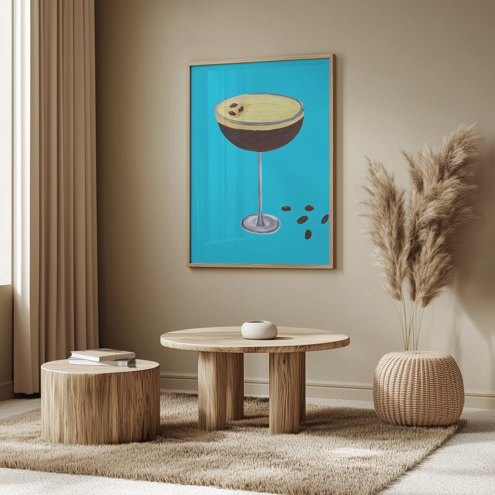 Espresso Martini Himmelsblå | Poster