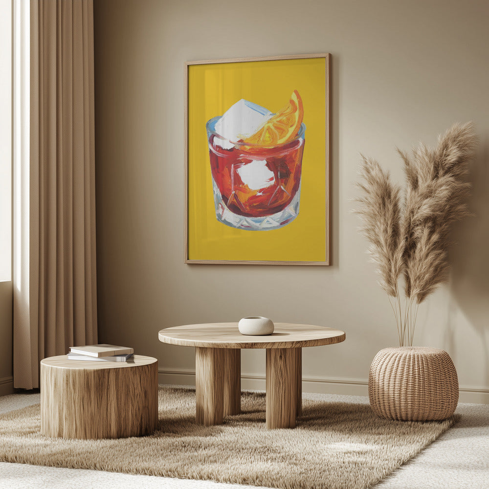 Negroni Sunshine Yellow | Poster