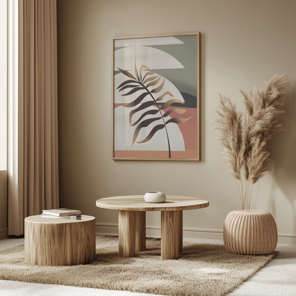 Glowing Palm Leaf | Poster
