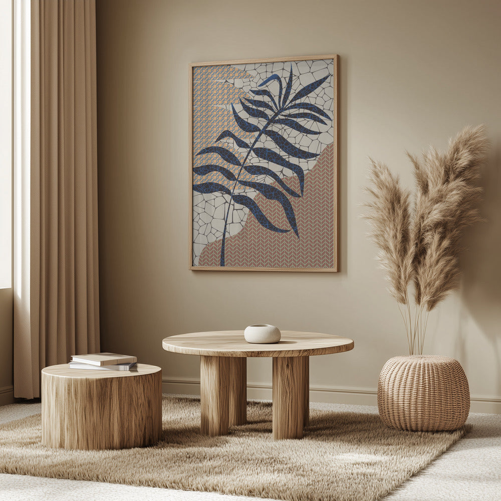 Palmbladmosaikdesign | Poster