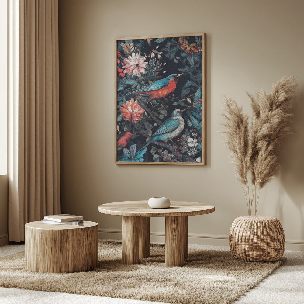 Flowers and birds 20 | Poster