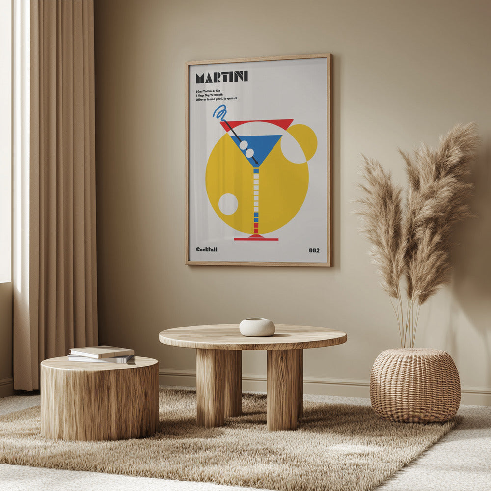 Martini Bauhaus-cocktail | Poster