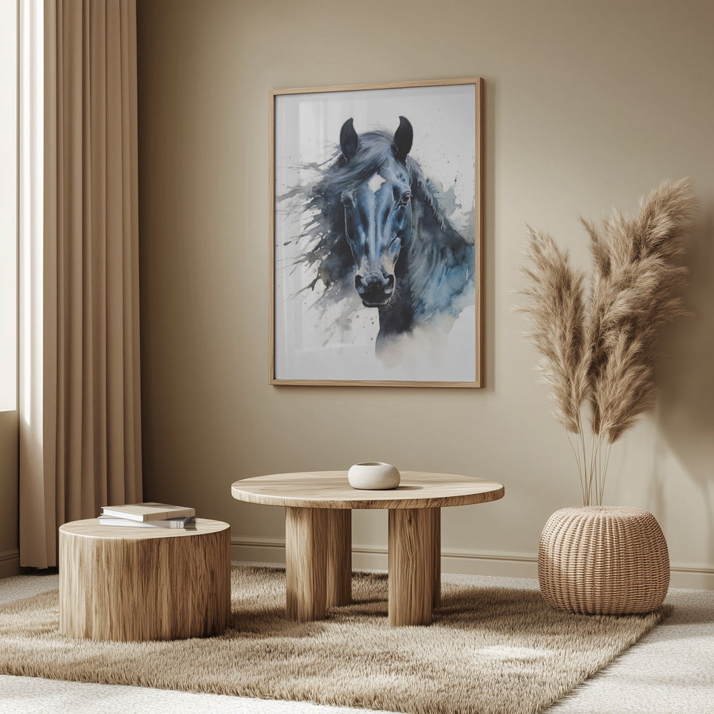 Watercolor Horse (2) | Poster