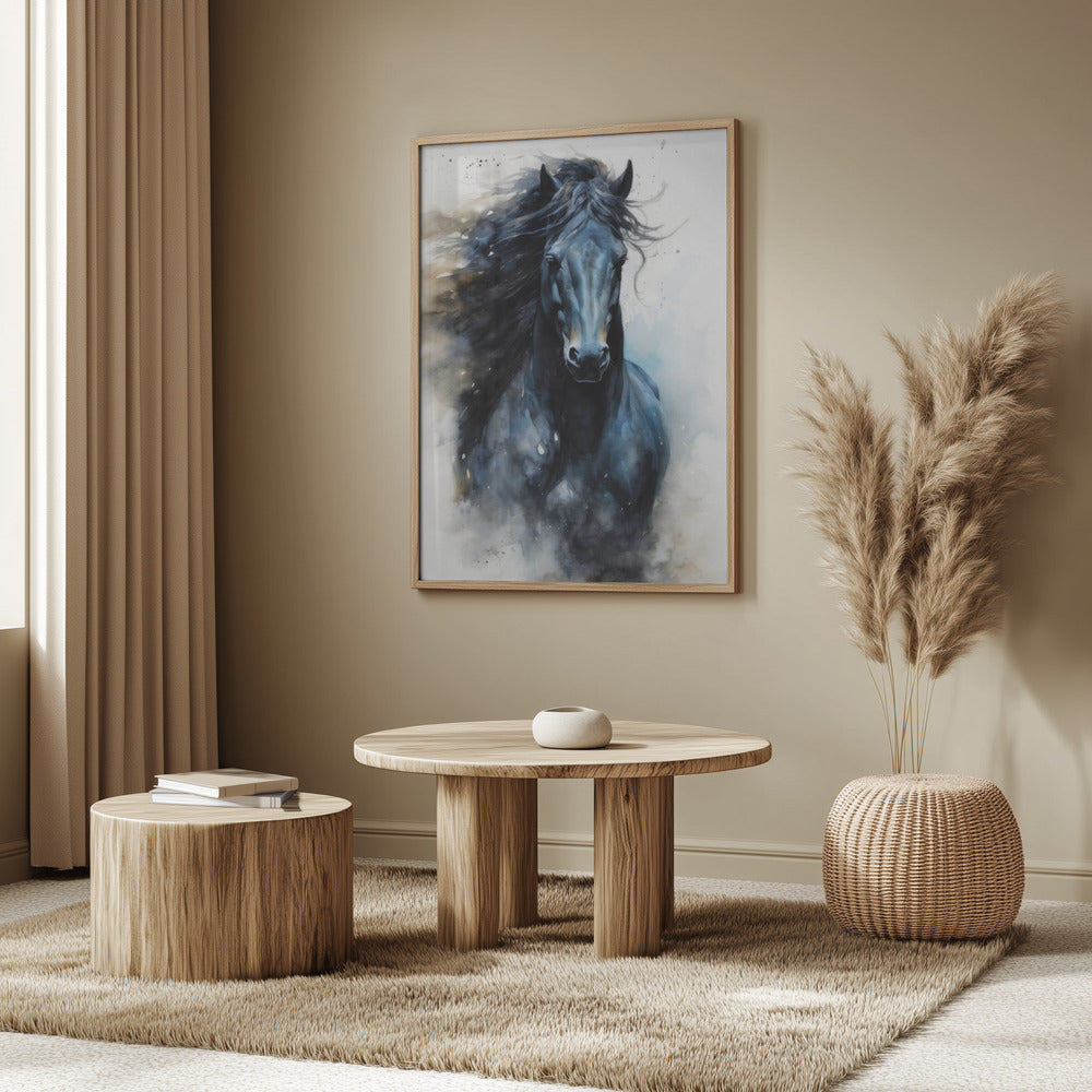 Watercolor Horse (3) | Poster