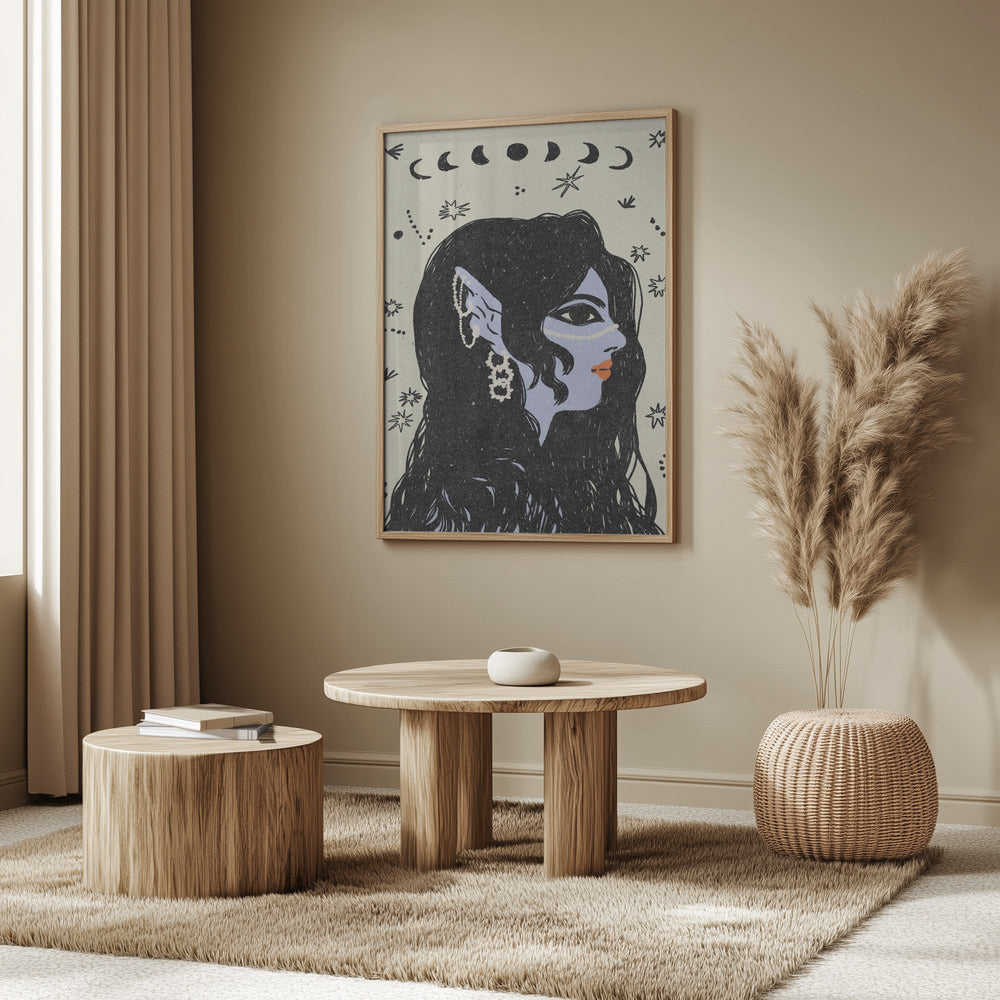 Porträtt av en sjöjungfru | Poster
