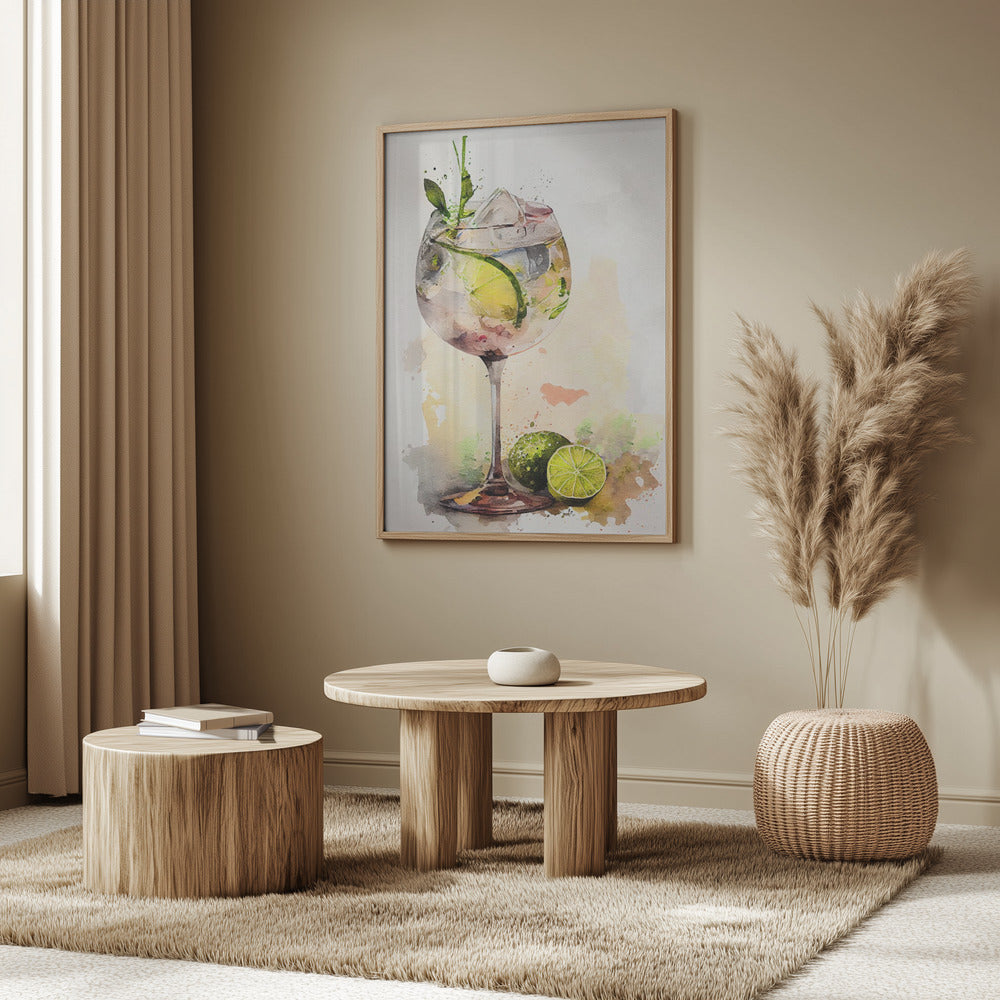 Drycker med cocktail | Poster