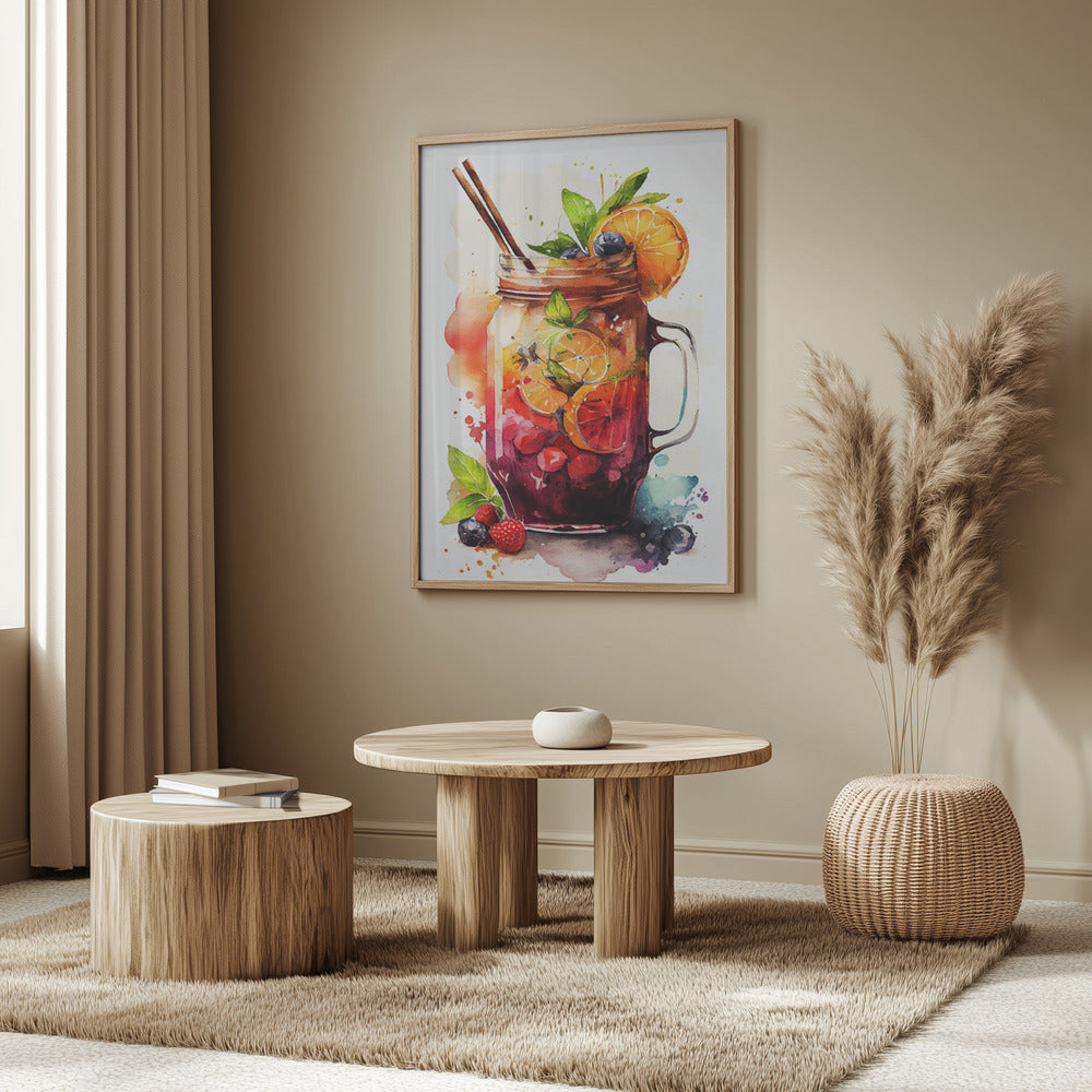 Drycker med cocktail | Poster