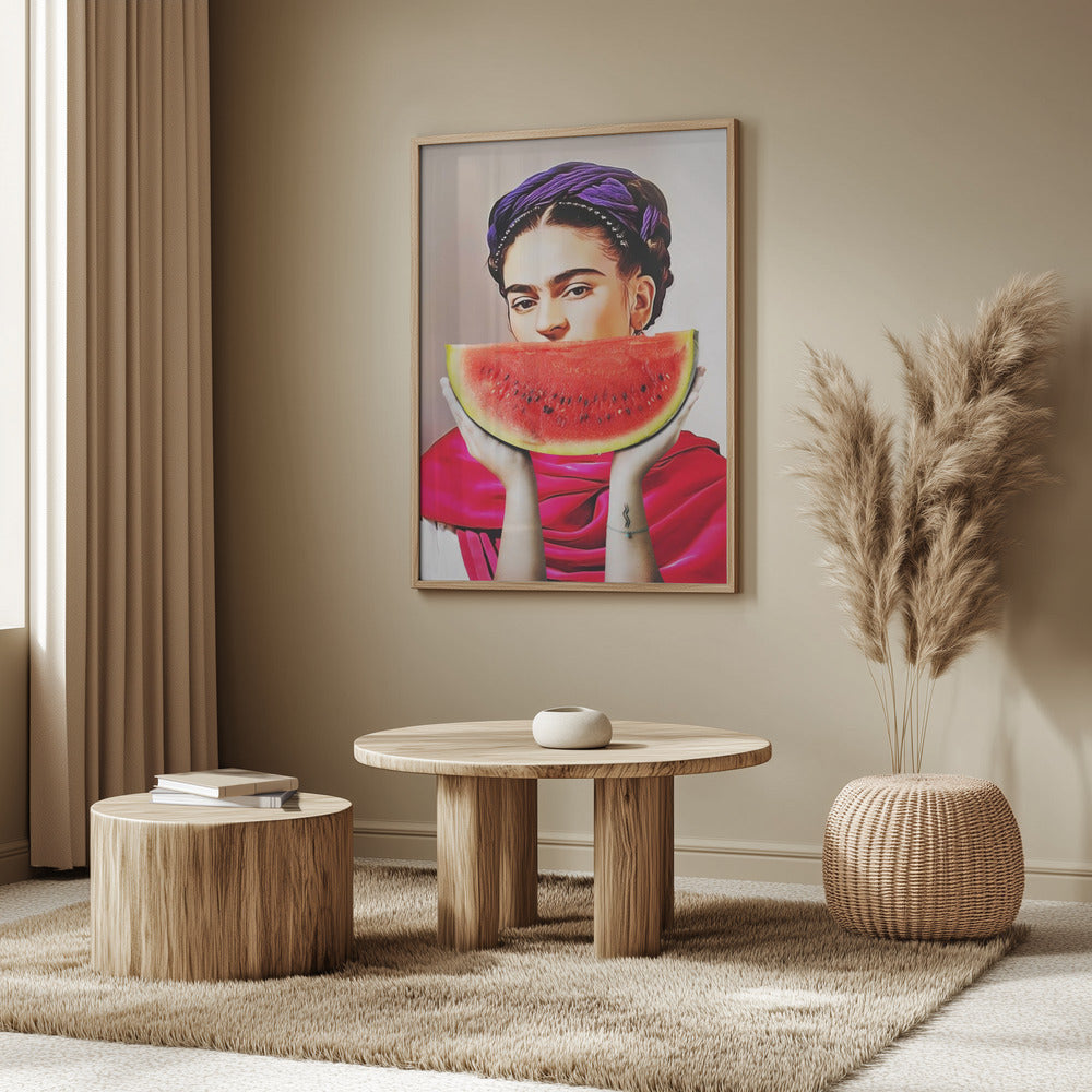 Vattenmelon Frida | Poster