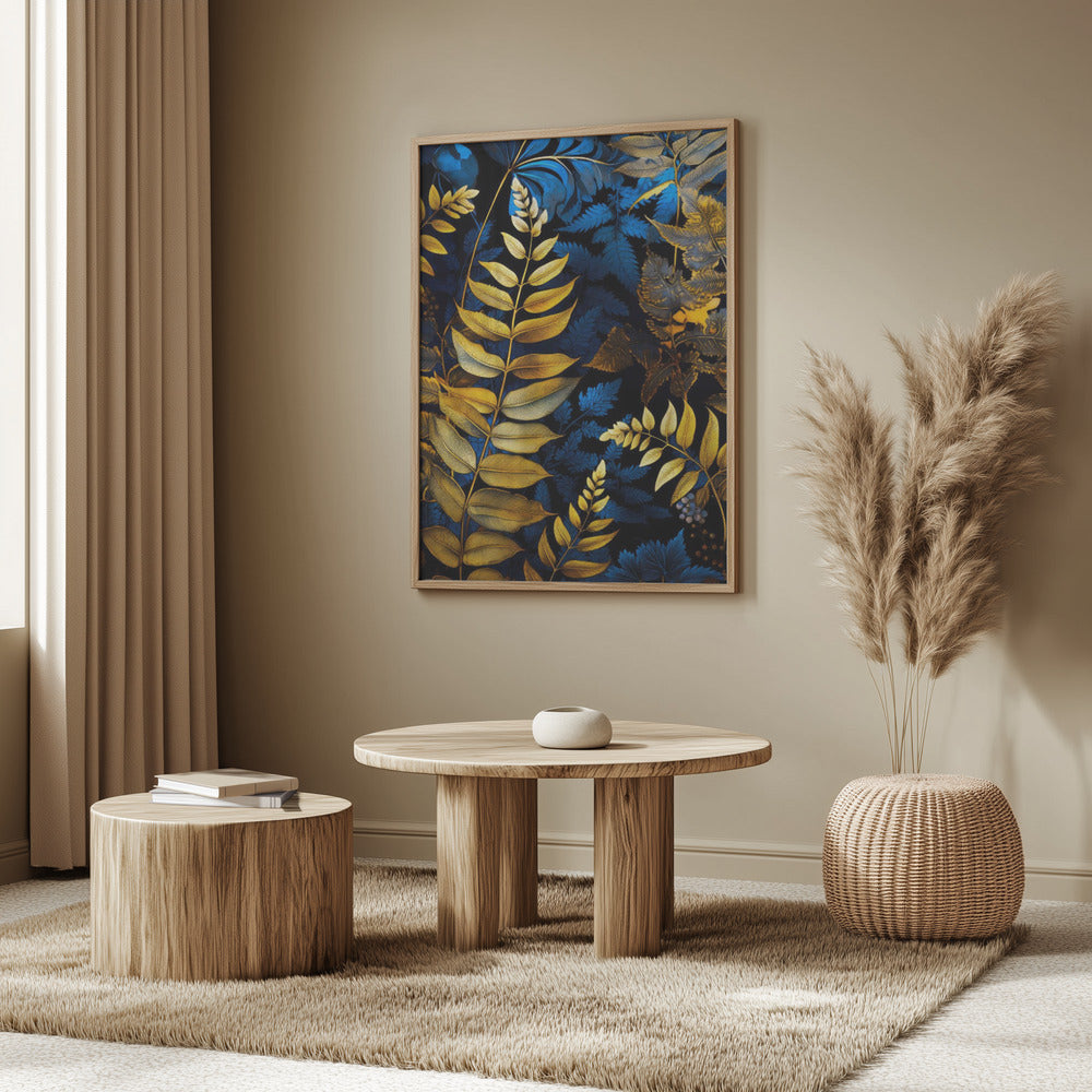 Vibrant Garden and ferns 1 | Poster