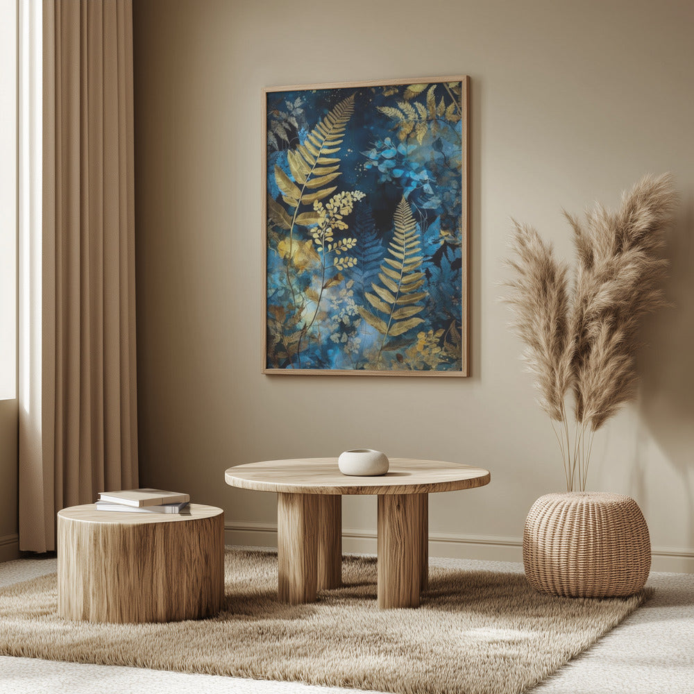 Vibrant Garden and ferns 3 | Poster
