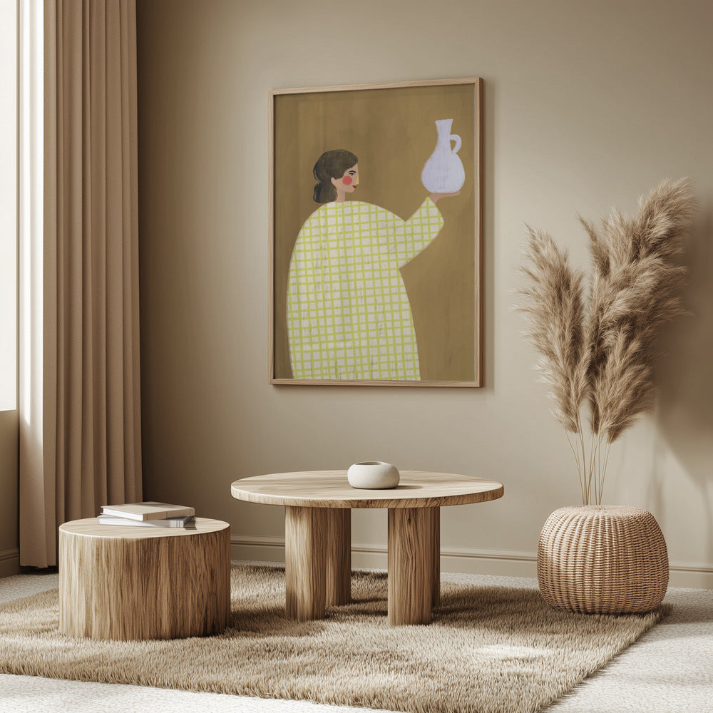 The Woman With Vase | Poster
