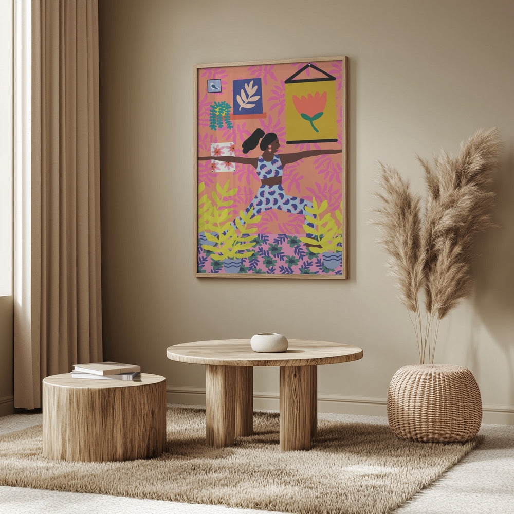 Yoga Warrior Position | Poster