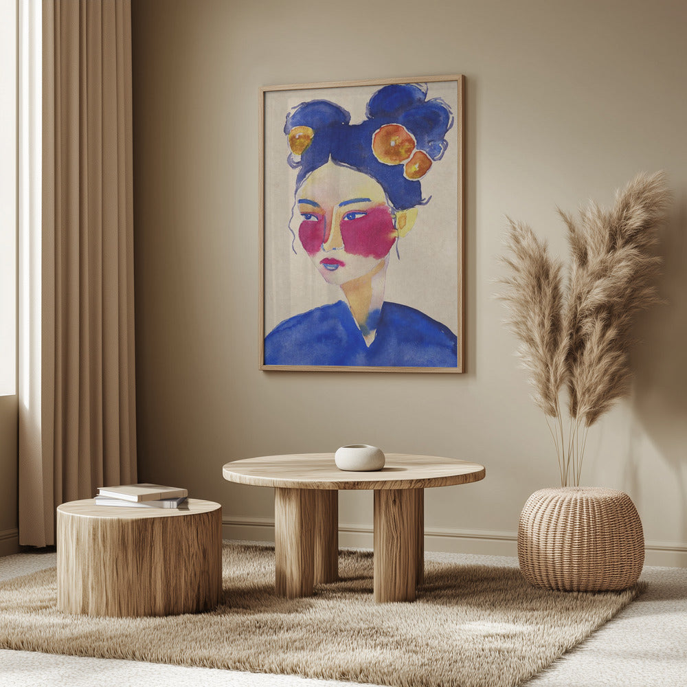 Asiatisk tjej | Poster