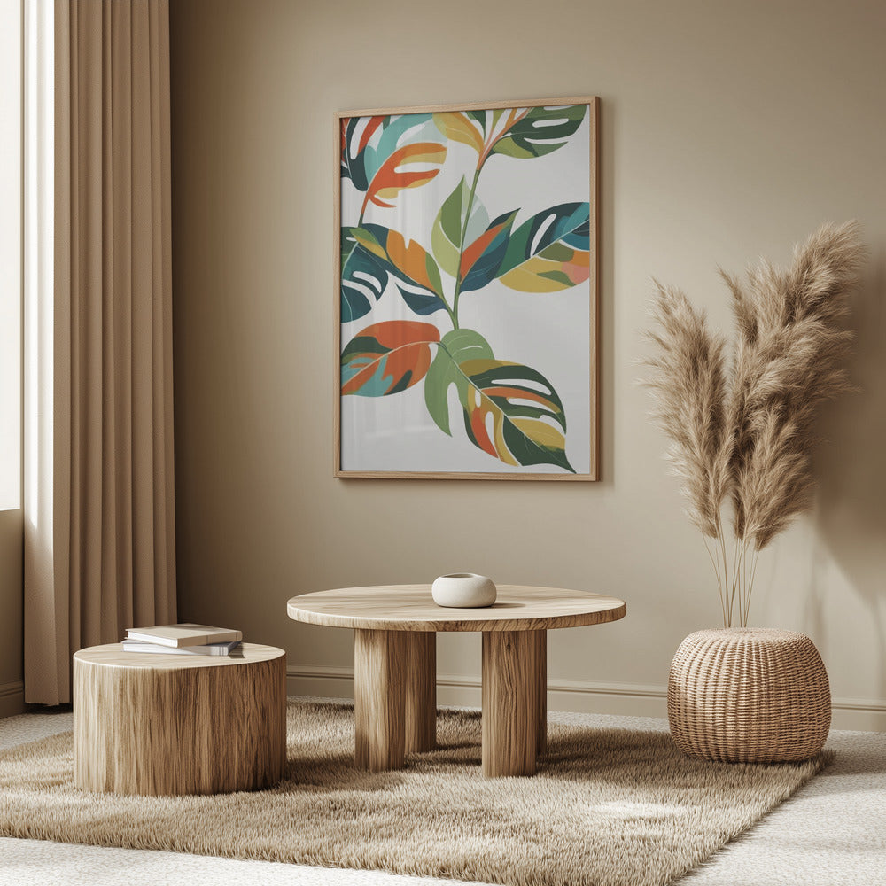 Botanisk hyllning till färg | Poster
