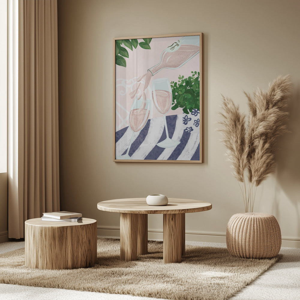 Mousserande rosé | Poster
