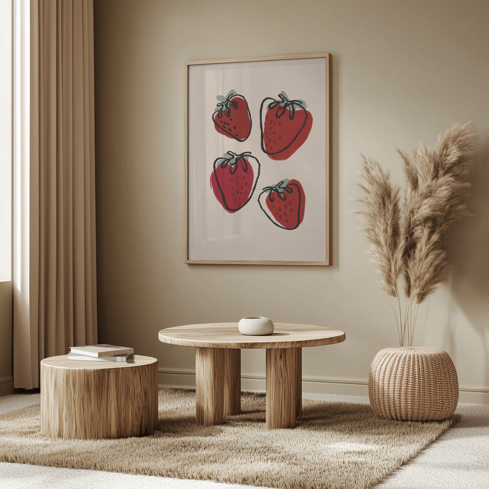 Erdbeeren | Poster - Kunstdruck