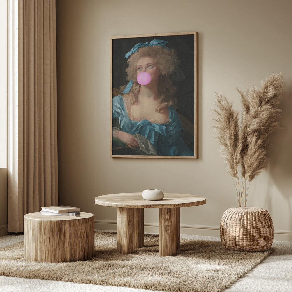 Bubblegumblue Ratioiso | Poster