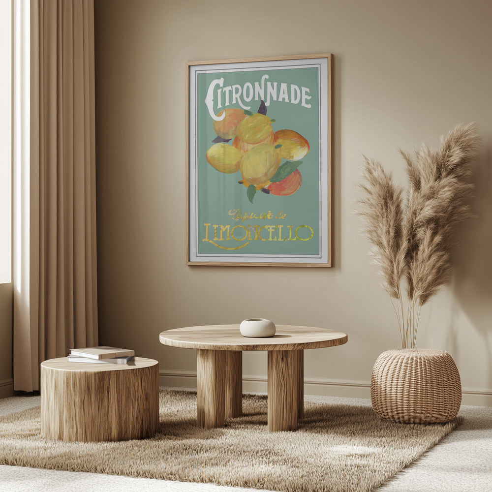 Zitronen-Limoncello | Poster