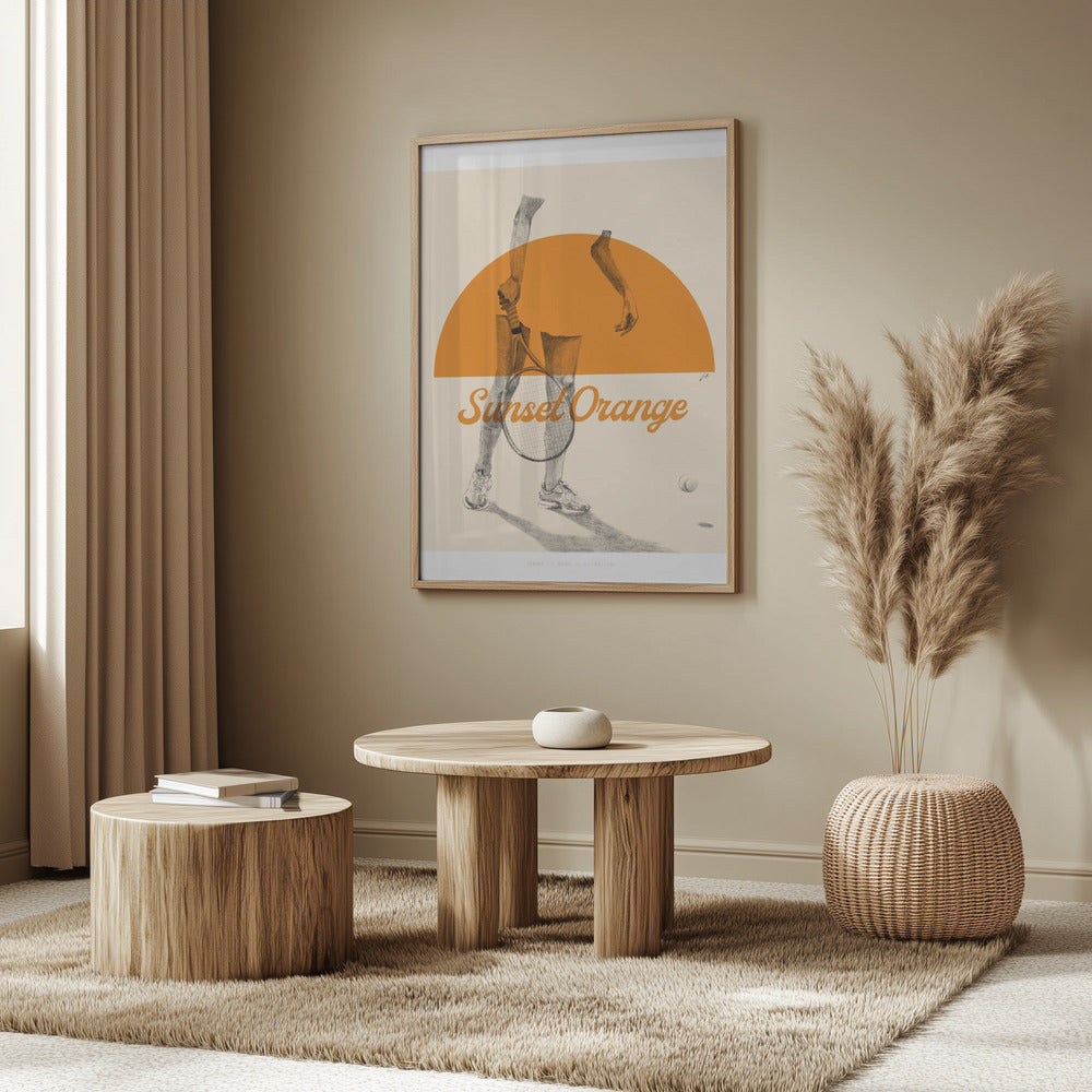 Solnedgång Orange | Poster