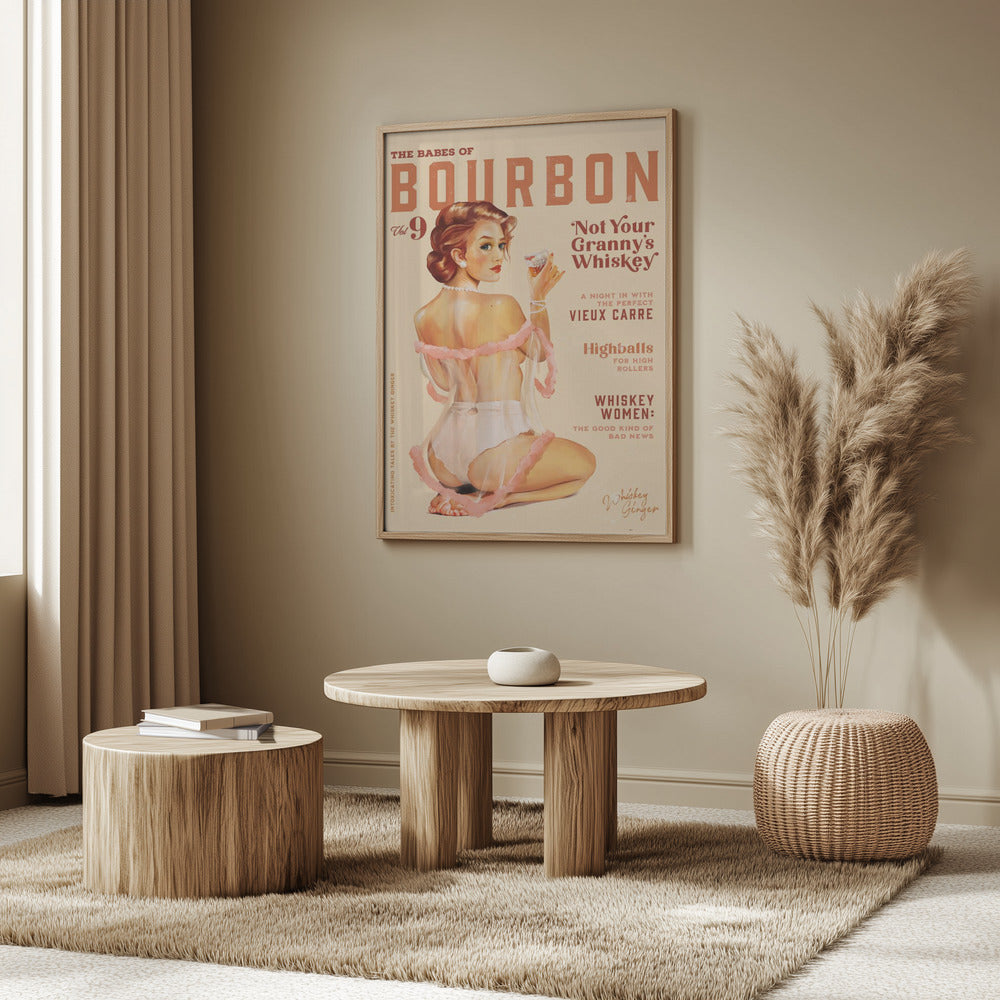 Babes of Bourbon Vol 9 Vintage Whiskey Pinup | Poster