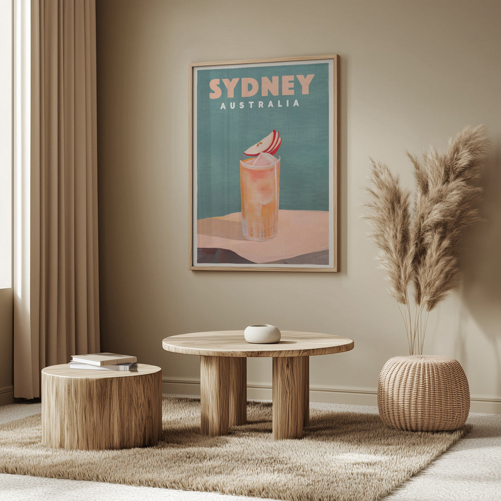 Sydney Australien Cocktailbardekor | Poster
