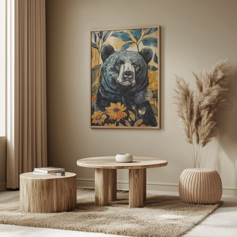 Animal Bear Watercolor Animal Art 7 | Poster