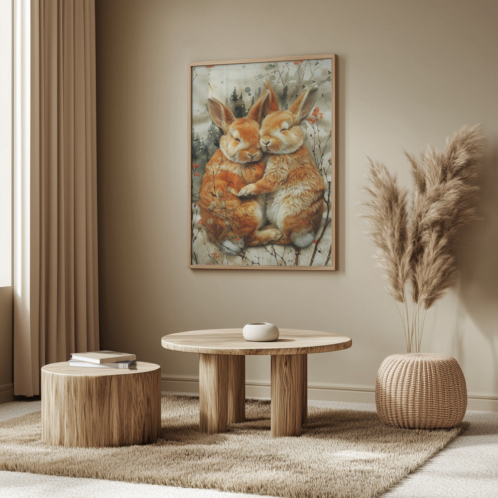 Hase Aquarell Tierkunst 1 | Poster