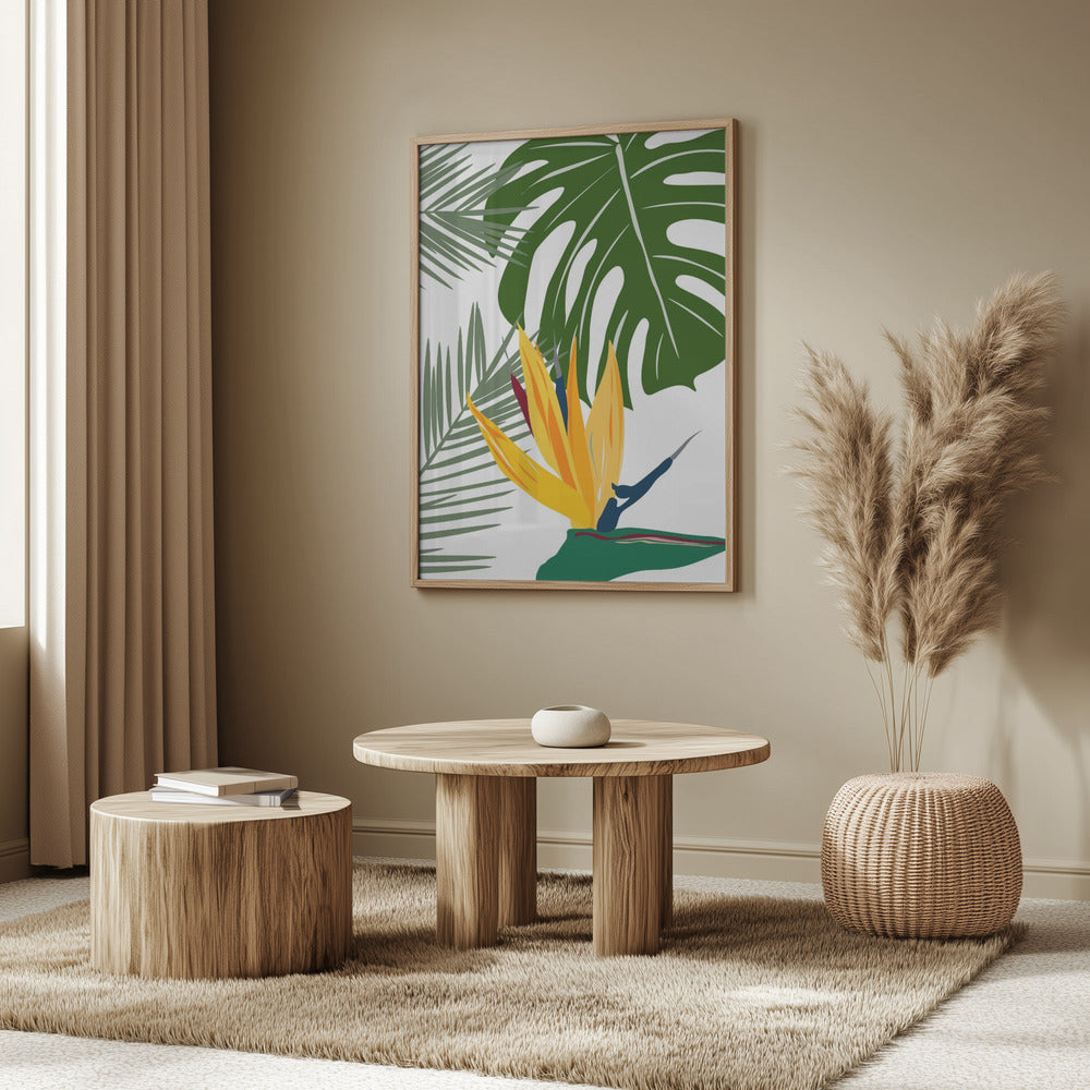 Monstera och palma | Poster