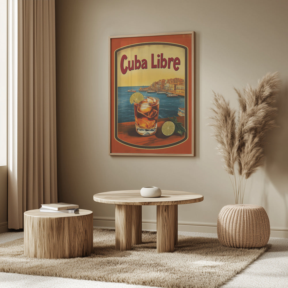 Cuba Libre Vintage Reklam | Affisch