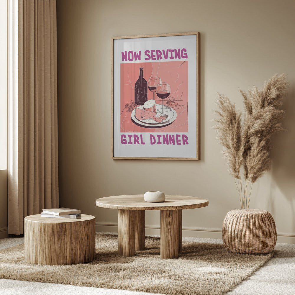 Flickmiddag nr 1 | Poster