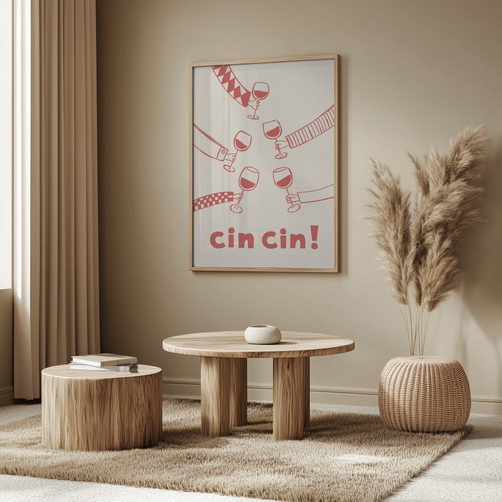 Cin cin! Vinfest med vänner | Poster