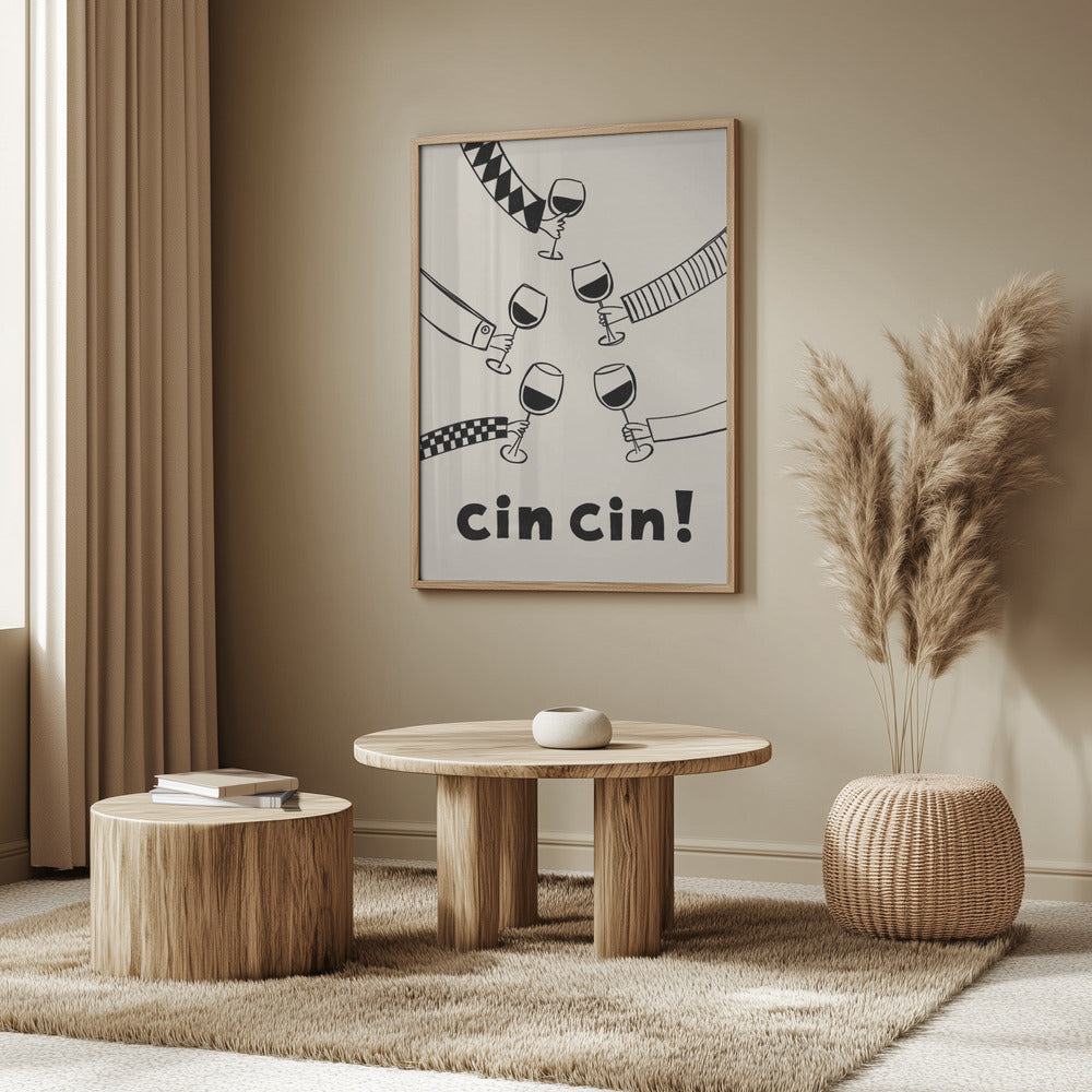 Cin cin! Vinfest med vänner | Poster