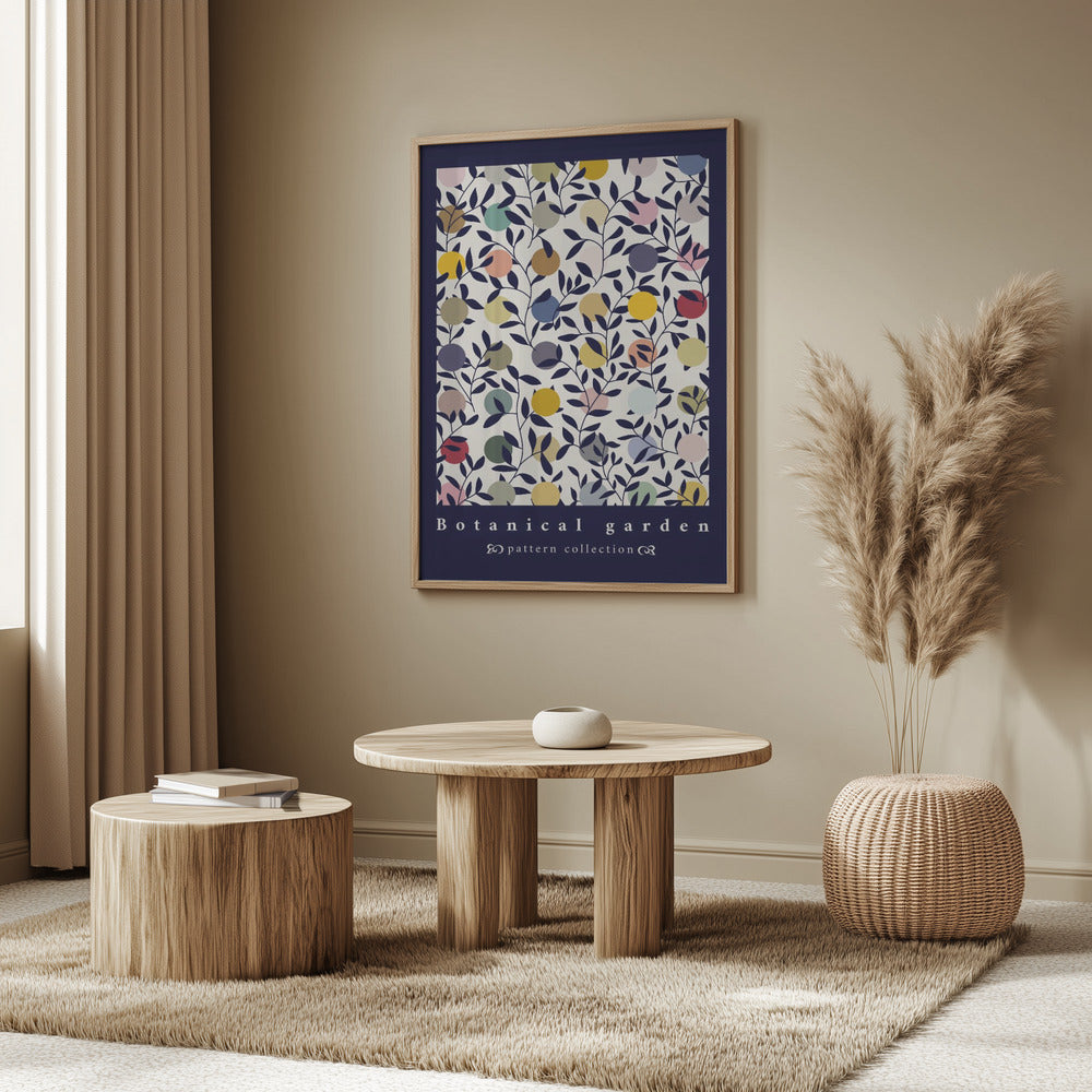 Expectant Iteration Botanical Garden Pattern | Poster