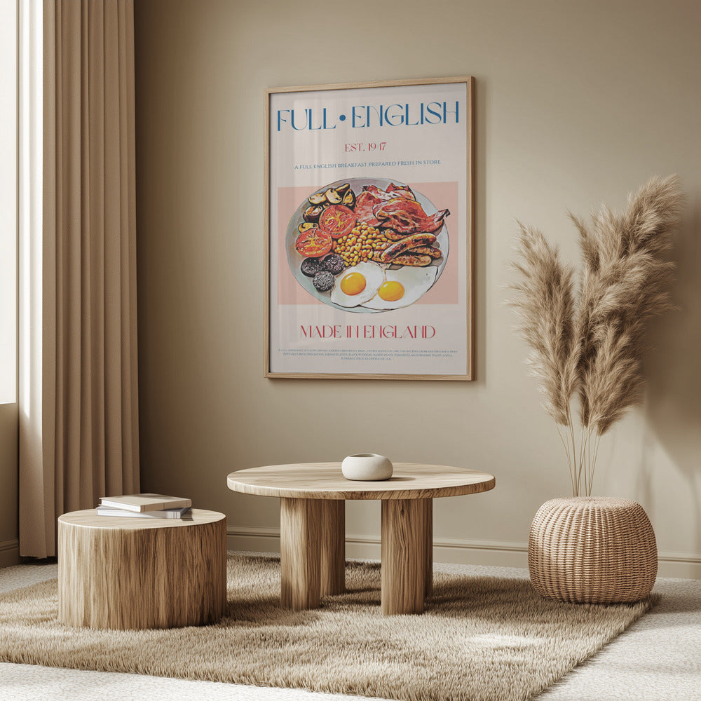 Traditionell engelsk frukost | Poster