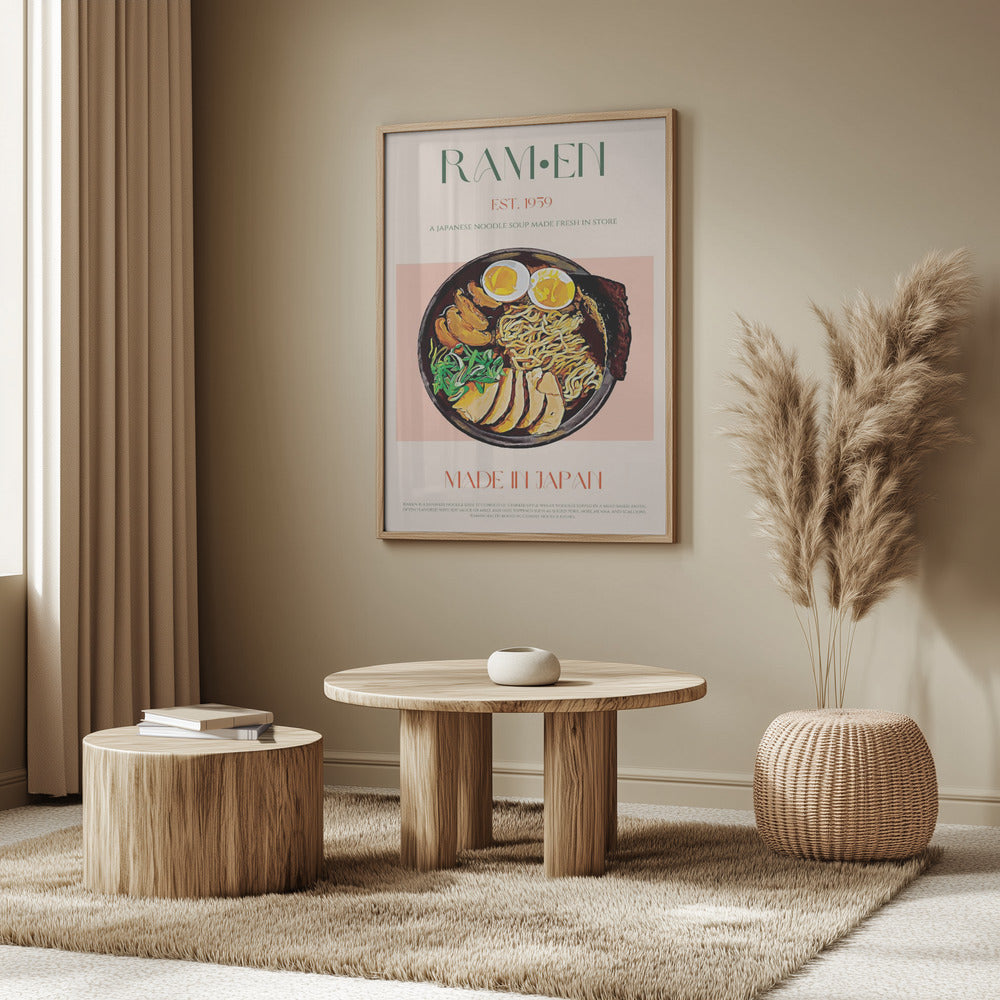 Njuter av japansk Ramen Bowl | Poster