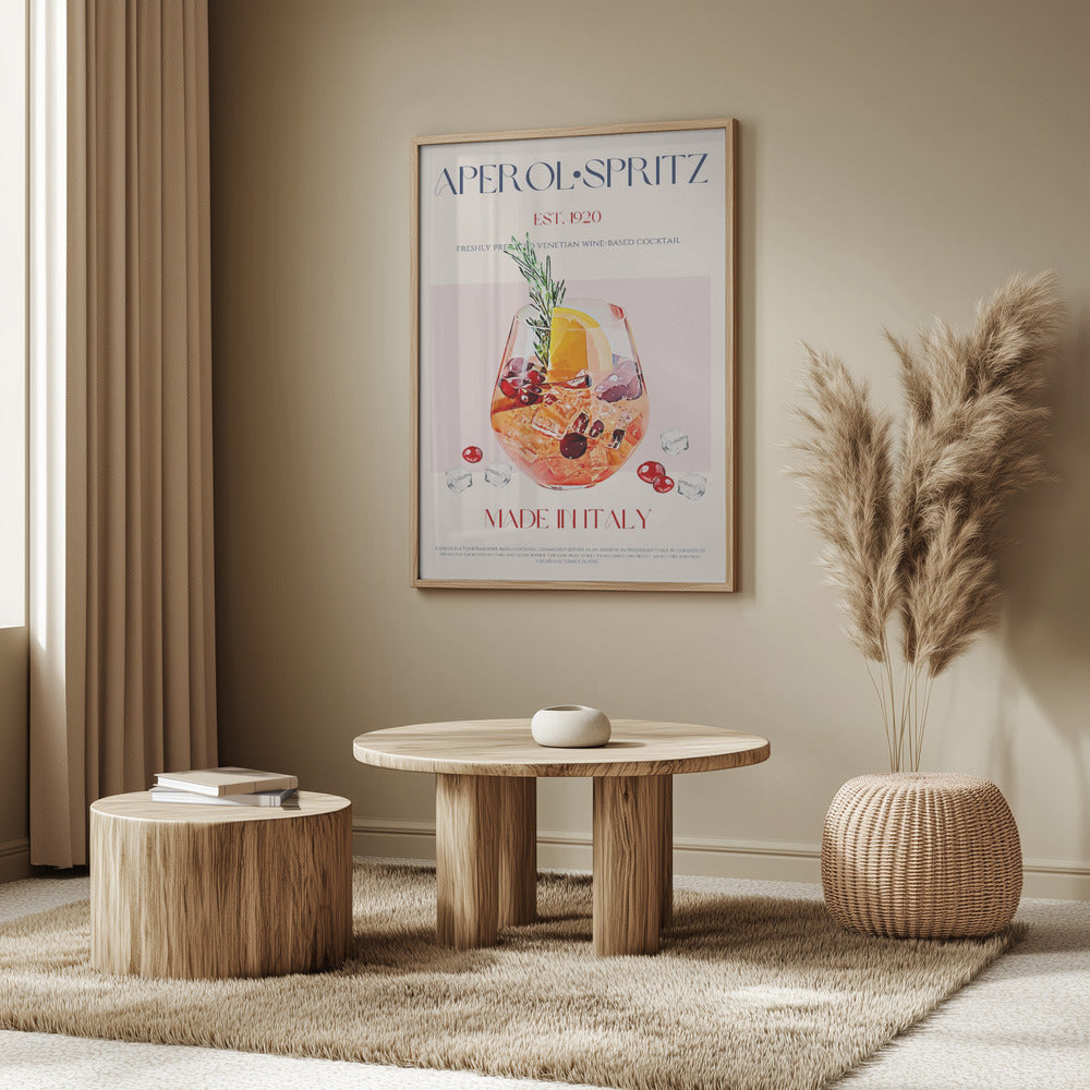 Aperol Spritz Cocktail | Poster