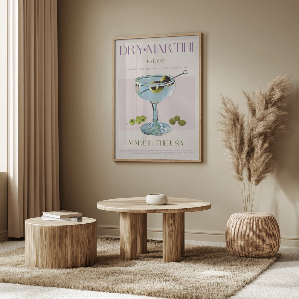 Klassisk Martini Charm | Poster