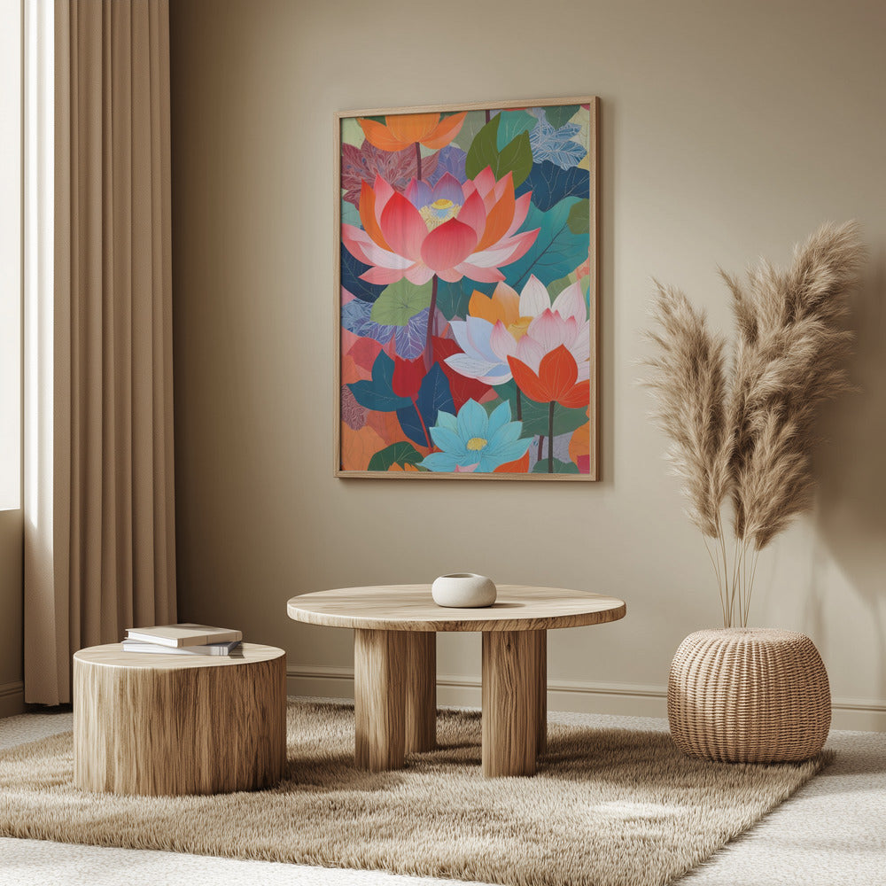 Den förtrollade lotusträdgården | Poster