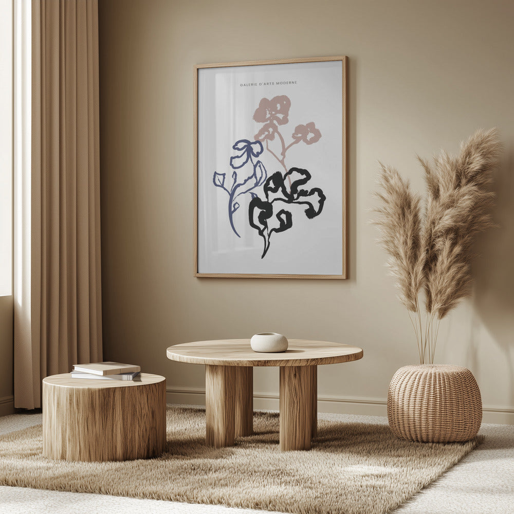Floral Silhouettes | Poster