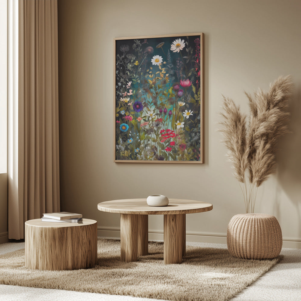 Wildflower Meadow Evergreen Flowers 92 | Poster